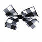 Bow - Plaid Knot Black