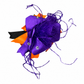Bow - Purple Fur
