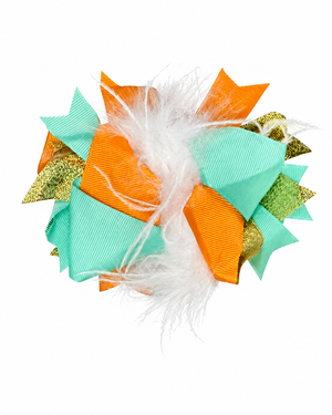Bow - Turquoise Orange