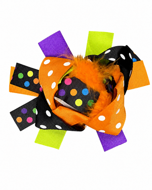 Bow - Multi Polka Dot