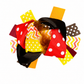 Bow - Polka Chevron