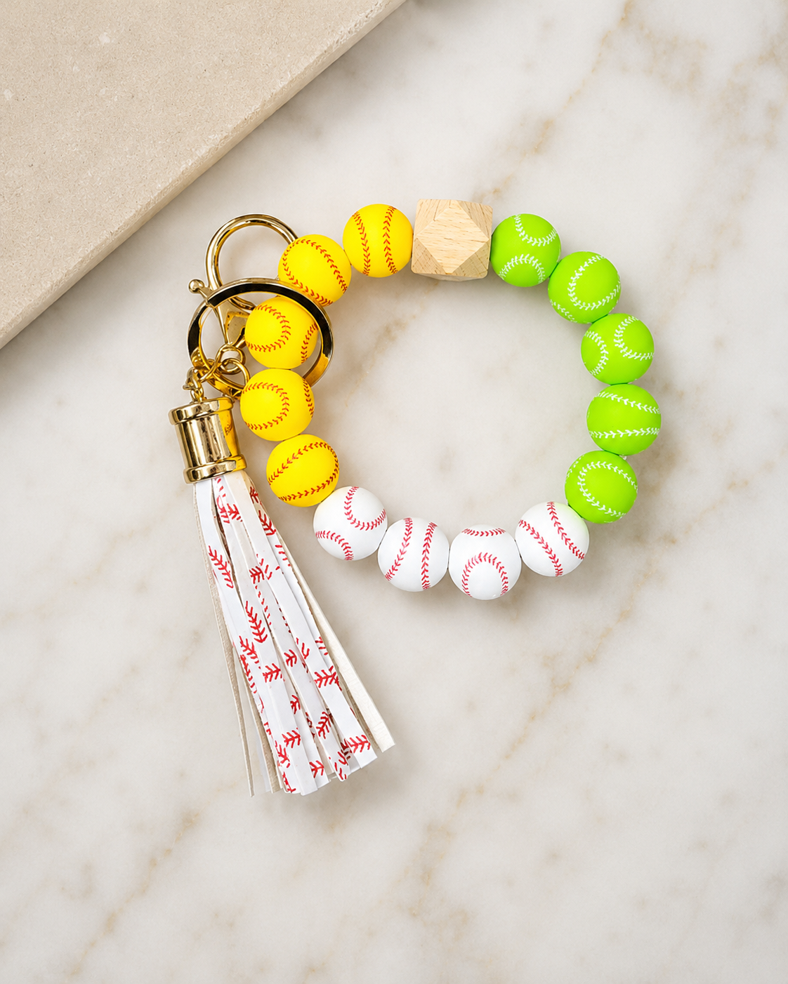 Bracelet/Keychain - Baseball/Softball
