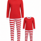 Christmas Red White Family Pajama Set (Kids & Adult)