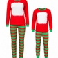 Christmas FAUX Bleached Red Green Family Pajama Set (Kids & Adult)