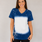 V-Neck FAUX Bleached Tees