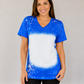 V-Neck FAUX Bleached Tees