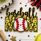 CP1241 - Glitter Leopard Sports Mom Chenille Patch Collection