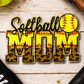CP1241 - Glitter Leopard Sports Mom Chenille Patch Collection