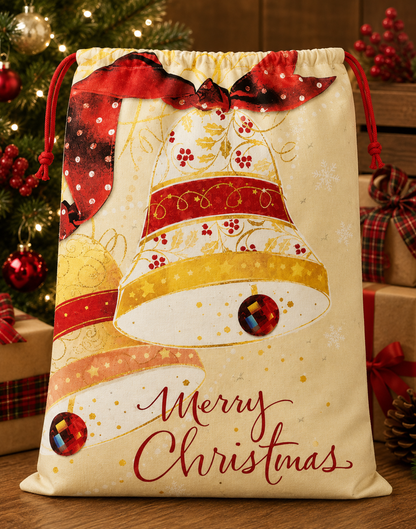 Santa Sack Sublimation - Jingle Bells
