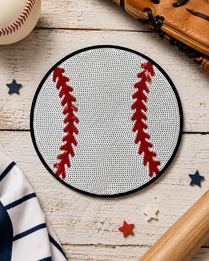 CP1229 - Sequin Sports Ball Patch Collection