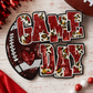 CP1212 - Game Day Football Cheetah Patch