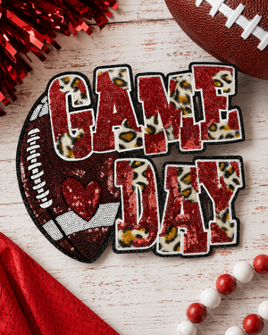 CP1212 - Game Day Football Cheetah Patch