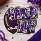CP1212 - Game Day Football Cheetah Patch