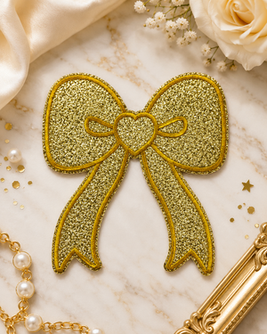 CP1211 - Glittery bow Patch