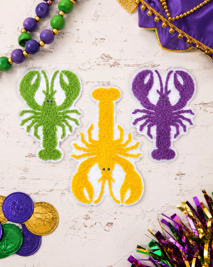 CP1193 - 3 in 1 Mardi Gras Fluffy Patch