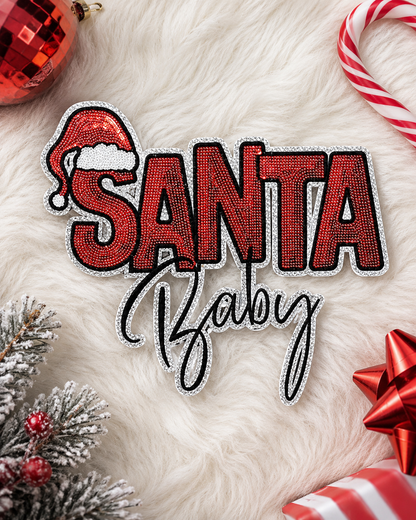 CP1187 - Santa Baby Sequin Patch