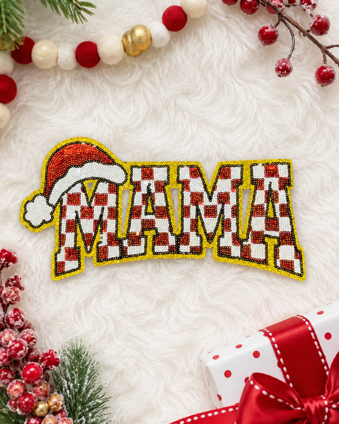 CP1185 - Santa Mama Sequin Patch