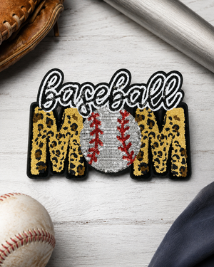 CP1109 - Baseball Mom Sequin Cheetah