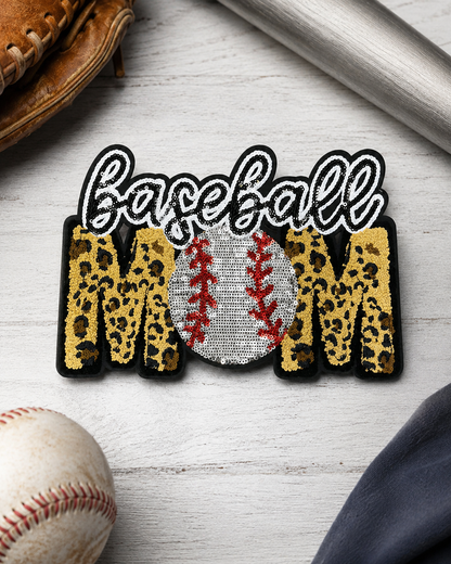 CP1109 - Baseball Mom Sequin Cheetah