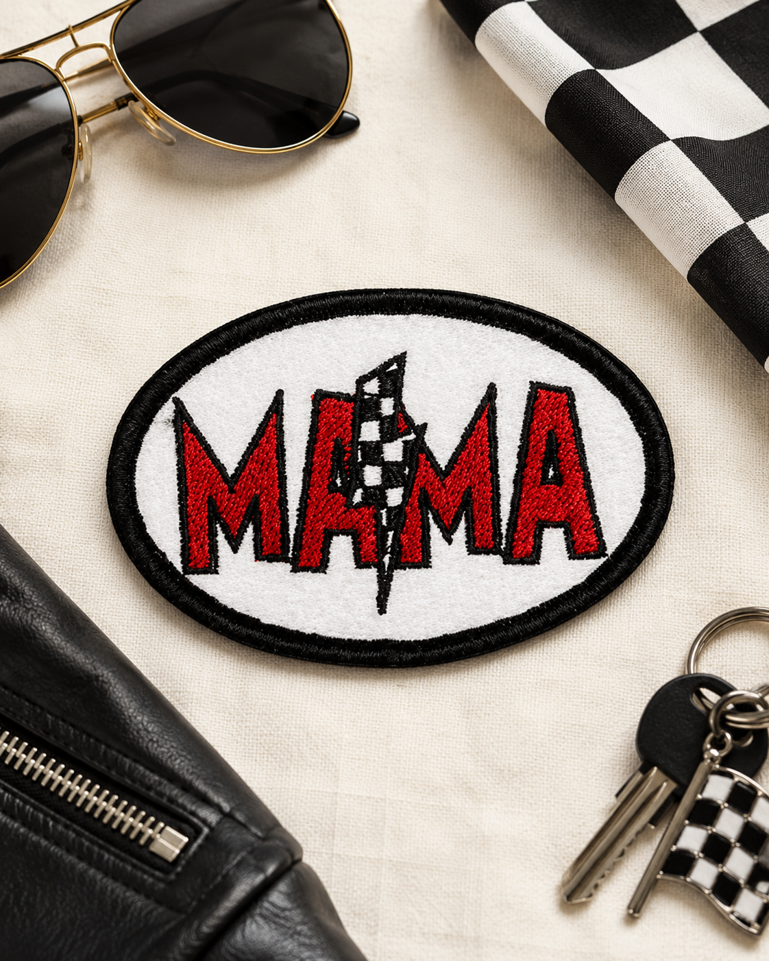 HP1047 - MAMA Lightning Hat Patch