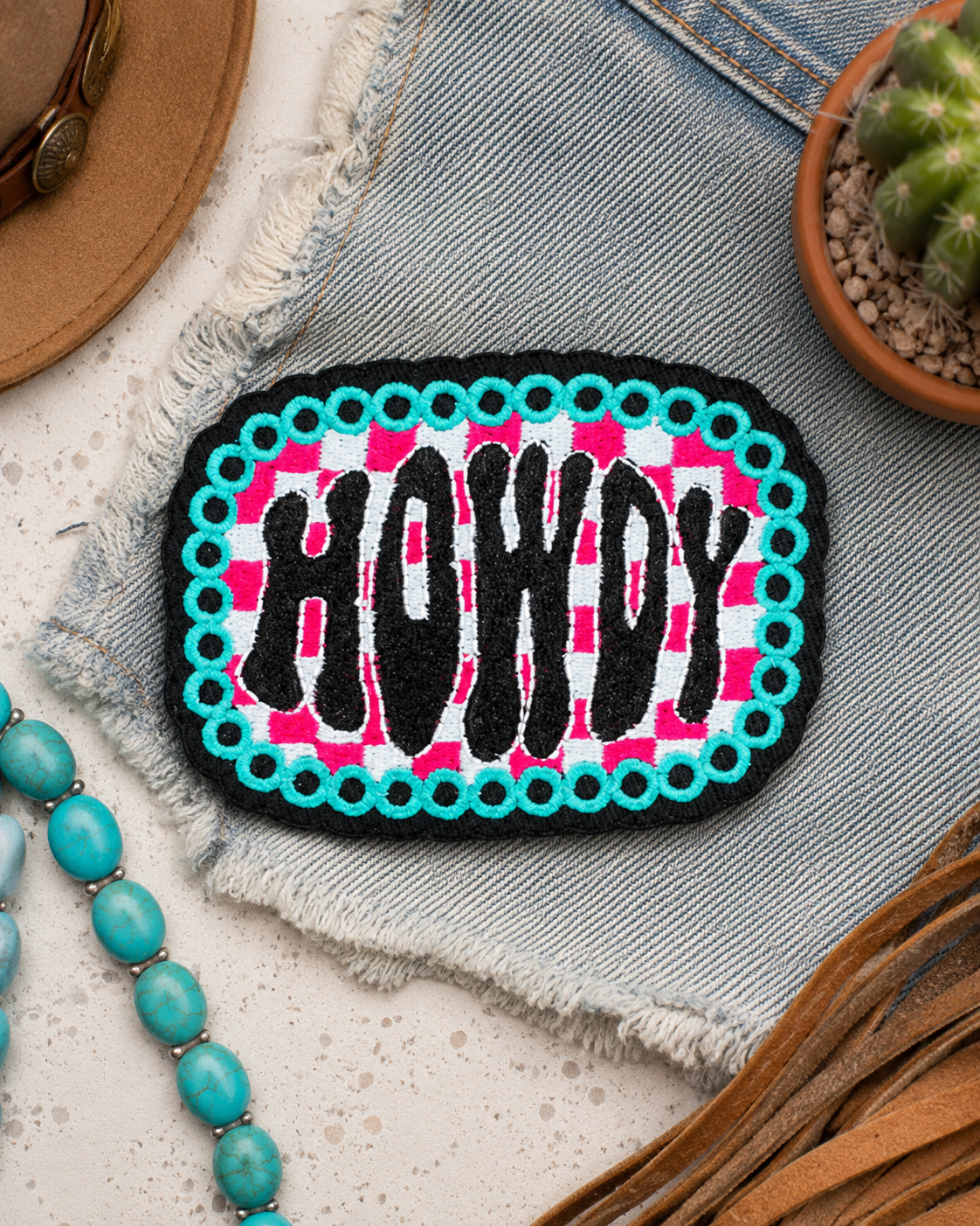 HP1046 - Howdy Hat Patch