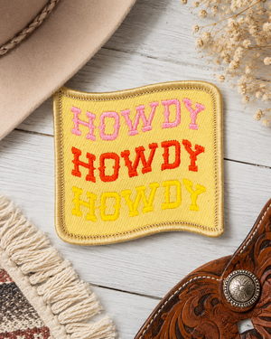 HP1031 - Howdy Trio Hat Patch