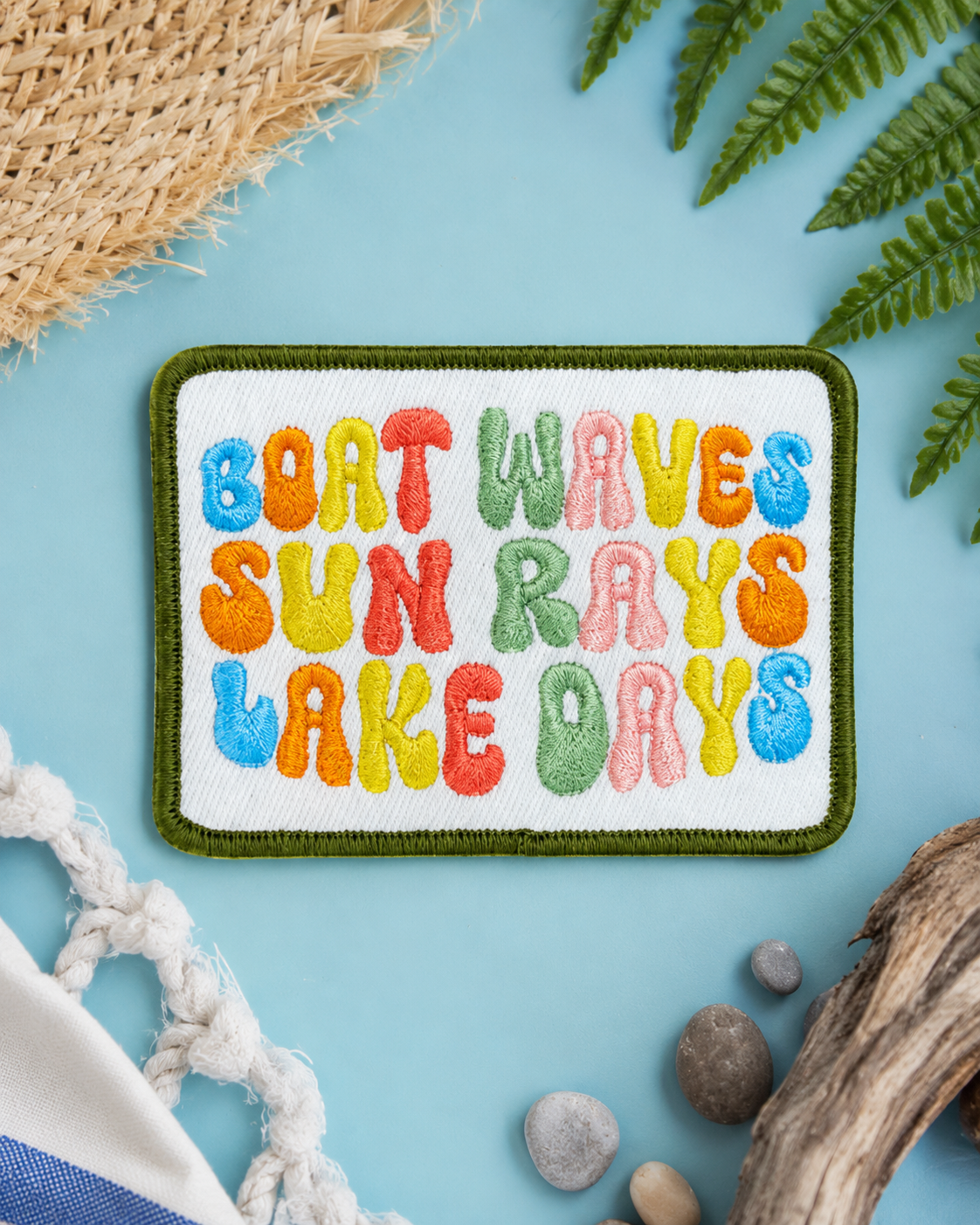 HP1018 - Boat Sun Lake Days Hat Patch