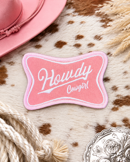 HP1016 - Howdy Cowgirl Hat Patch