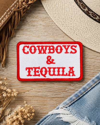 HP1014 - Cowboys & Tequila Hat Patch