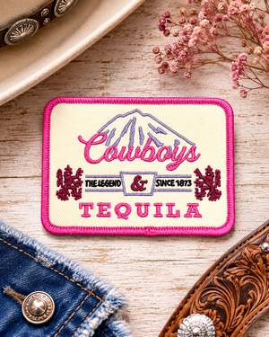 HP1009 - Cowboys & Tequila Hat Patch