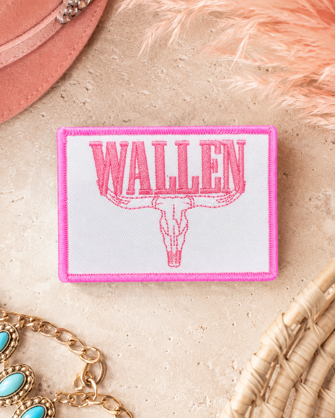 HP1008 - Wallen Pink Hat Patch