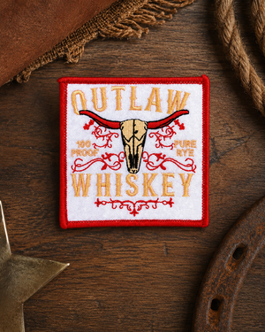 HP1001 - Outlaw Whiskey Hat Patch