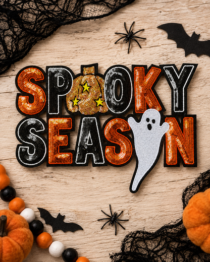 CP1099 - Spooky Season Sequin Patch