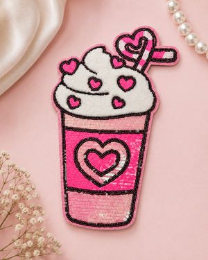 CP1207 - Love In A Cup Valentines Patch