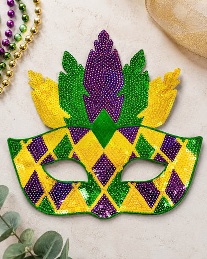 CP1205 - Mardi Gras Mask Patch