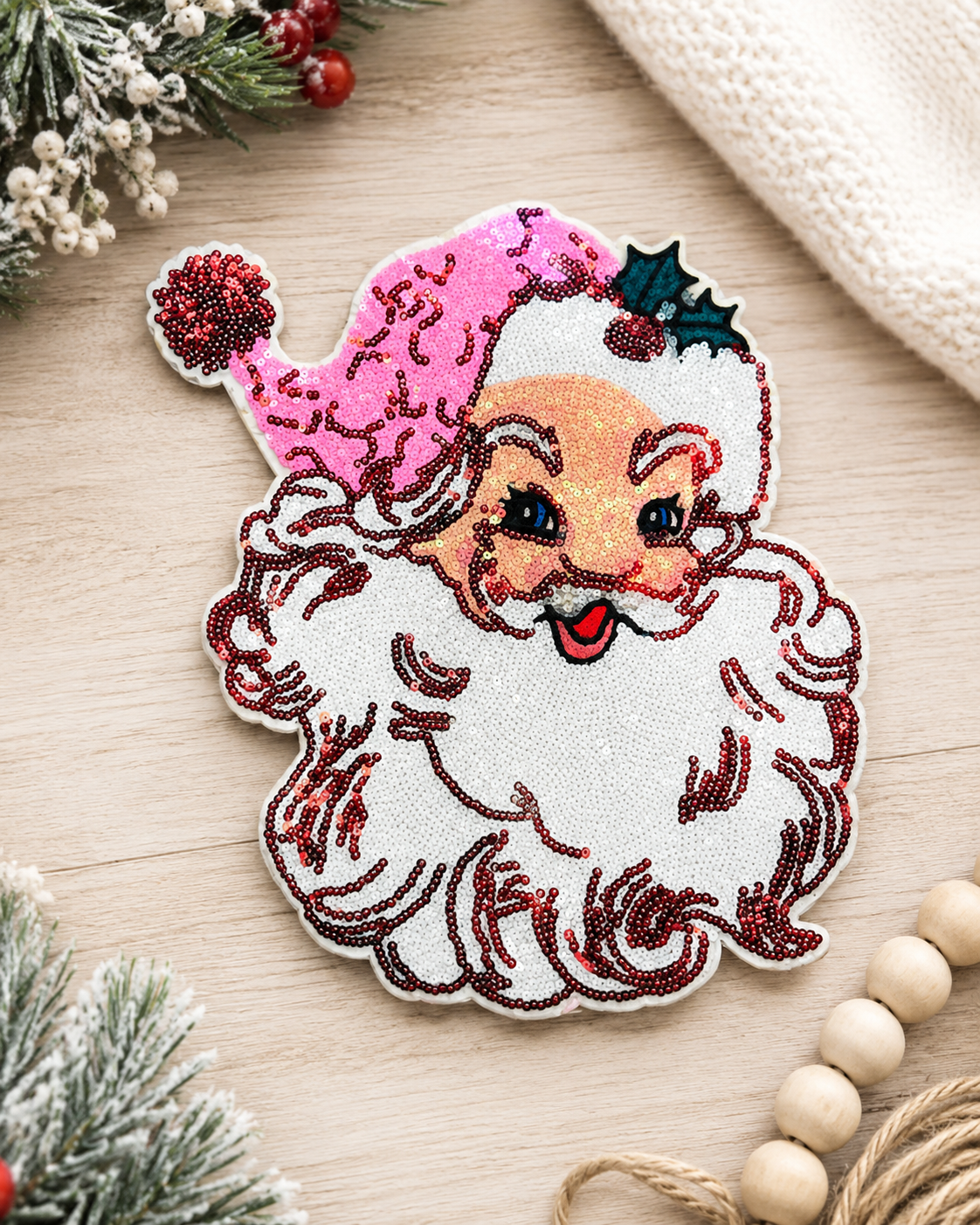 CP1181 - Pink Santa Patch