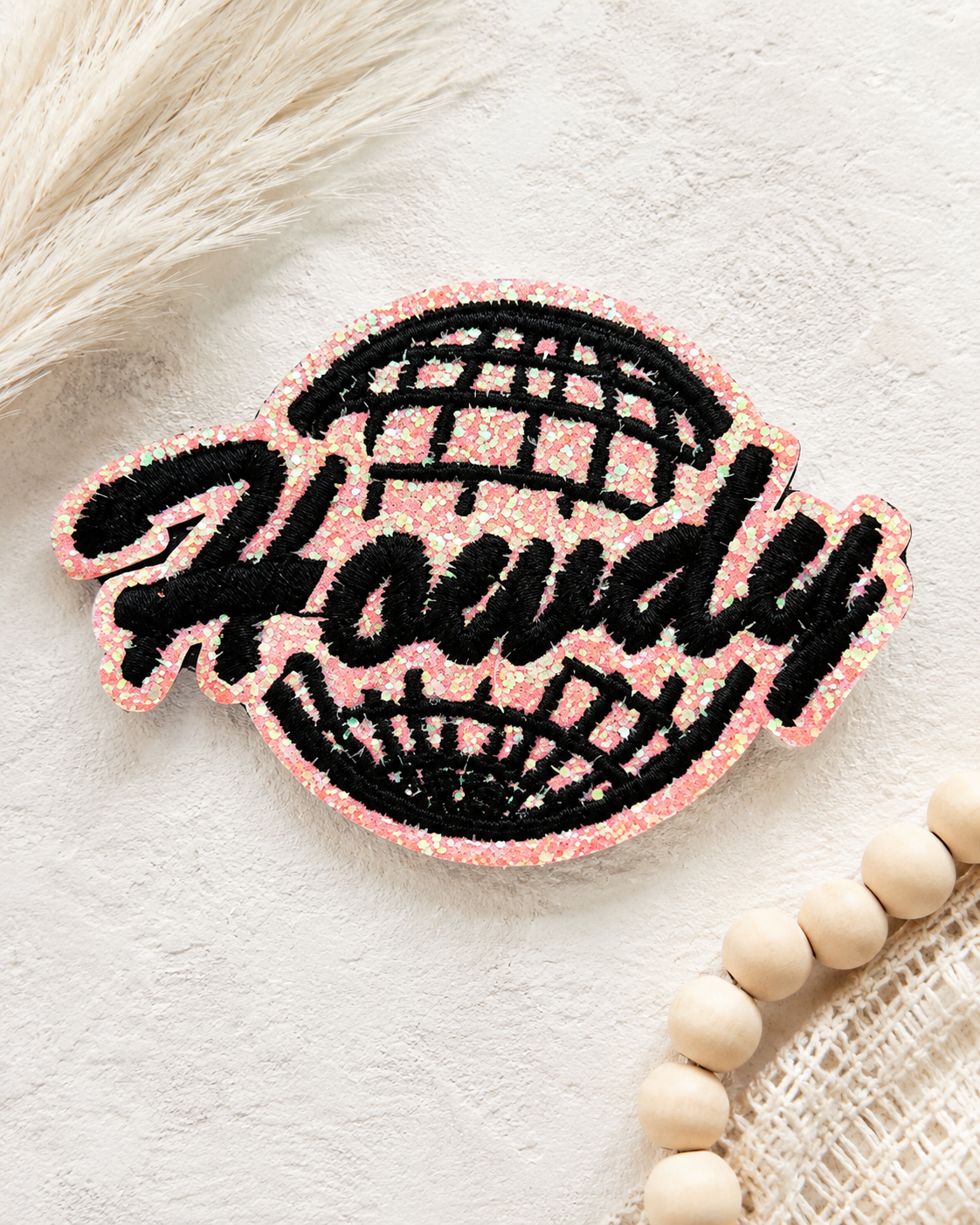 HP1049 - Howdy Glitter Hat Patch