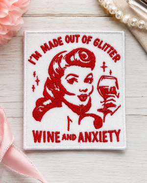 HP1048 - Wine & Anxiety Hat Patch