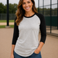 Adult 3/4 Sleeve Raglan Baseball Tee | 35+ Colors