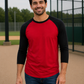 Adult 3/4 Sleeve Raglan Baseball Tee | 35+ Colors