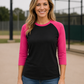 Adult 3/4 Sleeve Raglan Baseball Tee | 35+ Colors