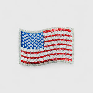 HP1051 - American Flag Hat Patch