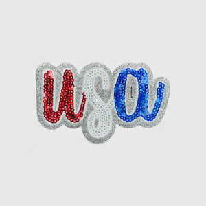 HP1050 - USA Letters Hat Patch