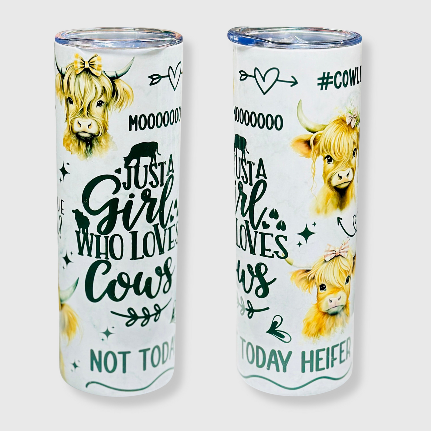 TB1003 - 'Just a Girl Who Loves Cows' Tumbler