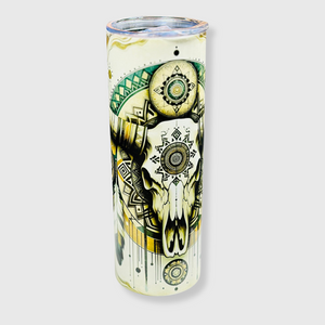 TB1006 - Aztec Steer Skull Tumbler