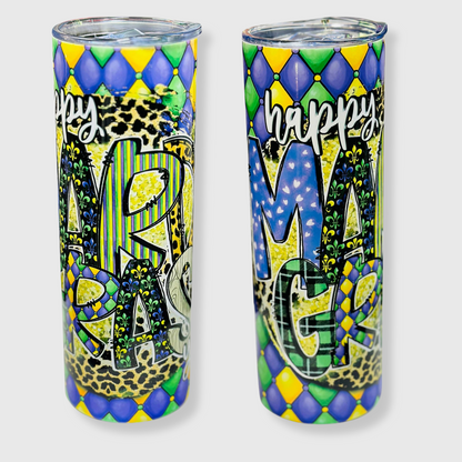 TB1013 - Happy Mardi Gras Tumbler