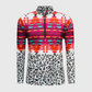 QZ1001 - Aztec White Cheetah Quarter Zip Top