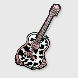 CP1062 - Guitar Cow Chenille Patch