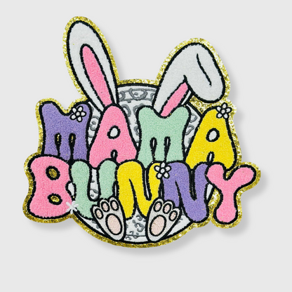 CP1073 - MAMA Bunny Chenille Patch