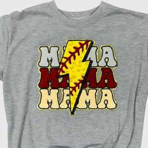 CP1074 - Softball MAMA Trio Chenille Patch